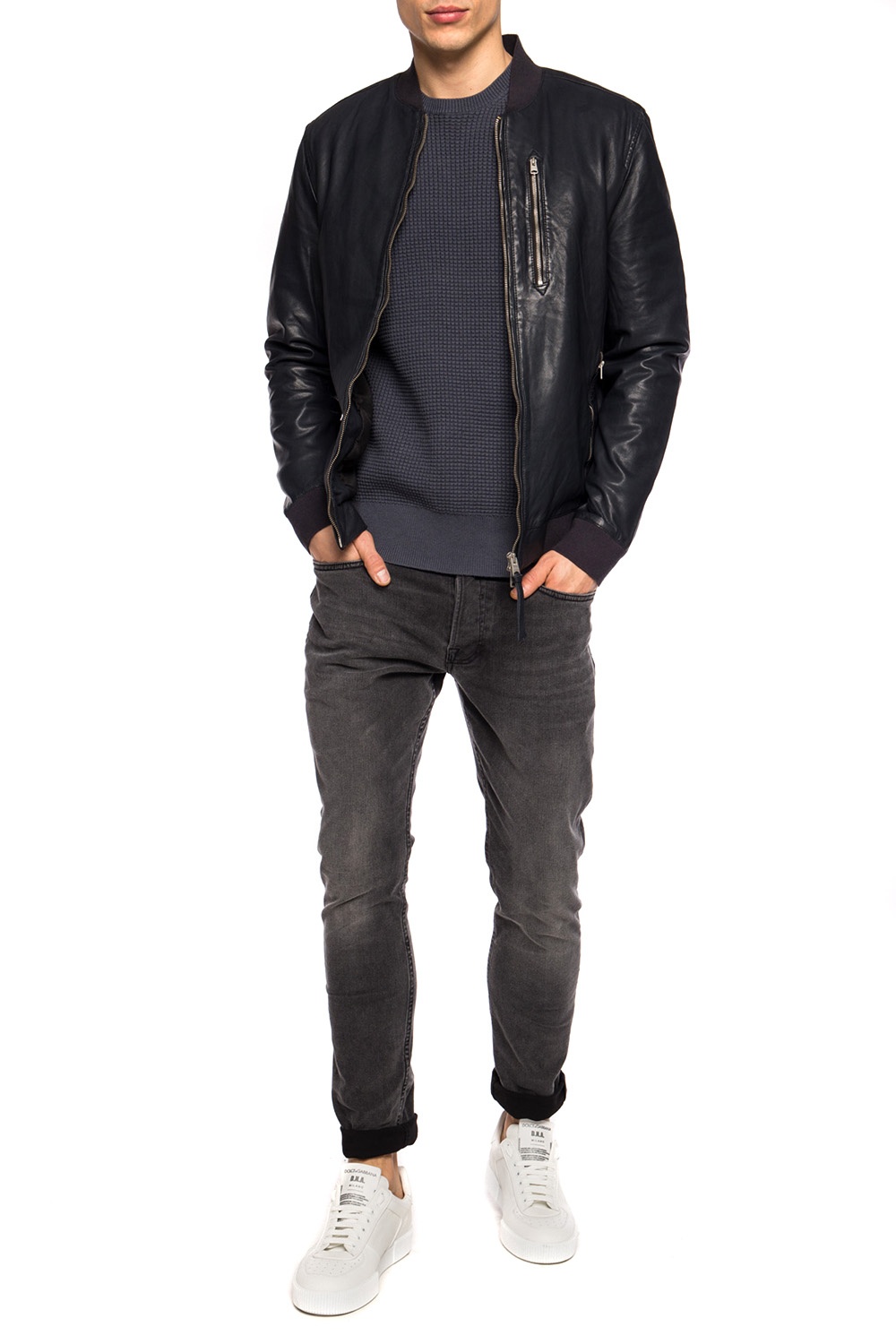 All saints hotsell kino leather jacket